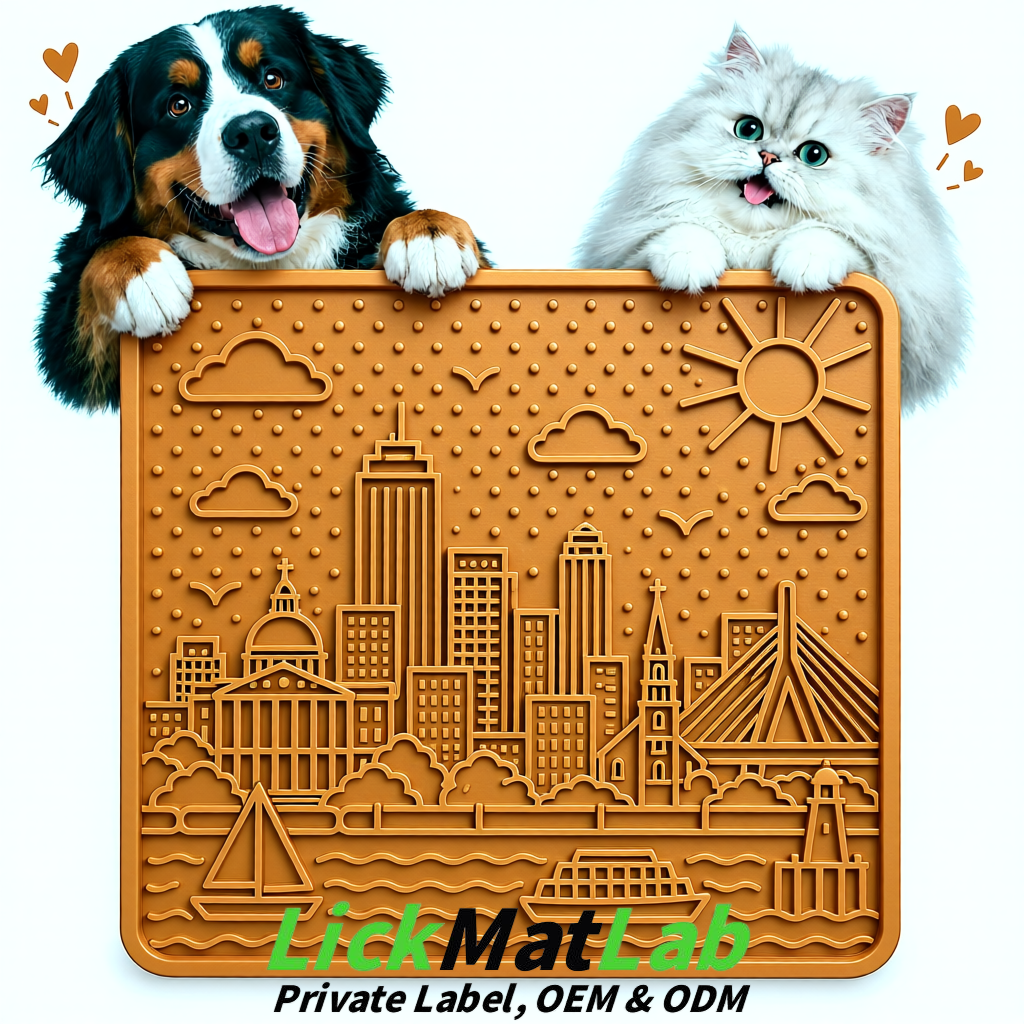 Amber Boston Urban Design Lick Mats For Cat & Dog | OEM/ODM Manufacturer