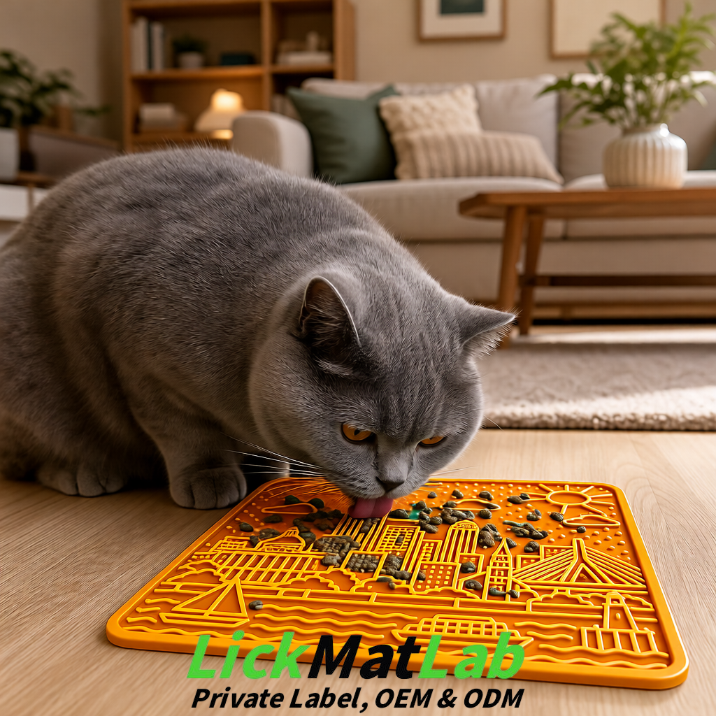 Amber Boston Urban Design Lick Mats For Cat & Dog | OEM/ODM Manufacturer