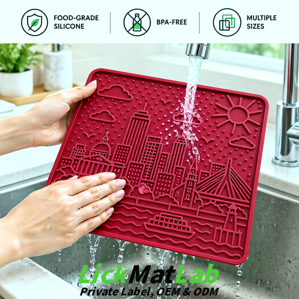 Carmine Boston Urban Design Lick Mats For Cat & Dog | OEM/ODM Manufacturer