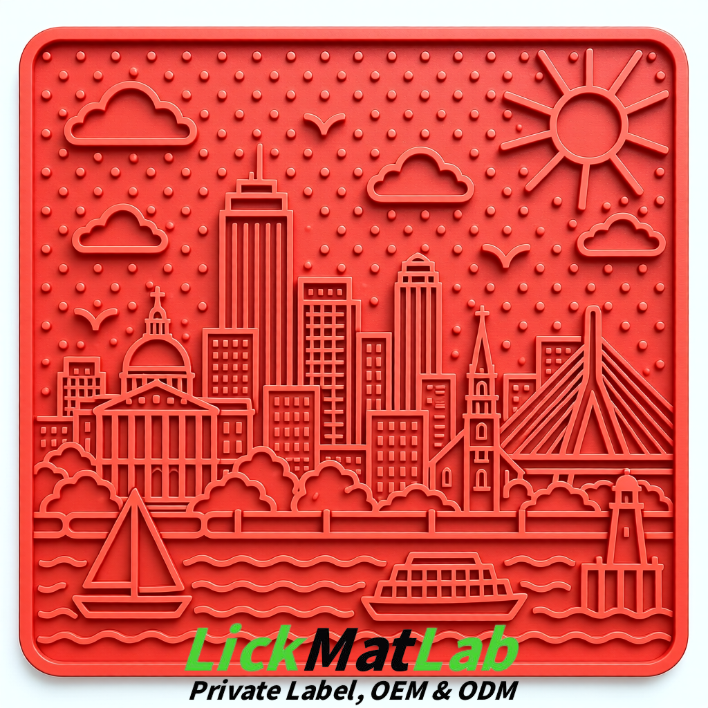 Coral Boston Urban Design Lick Mats For Cat & Dog | OEM/ODM Manufacturer