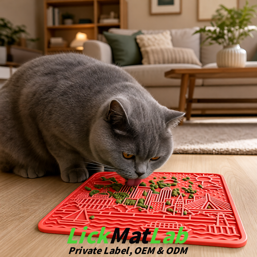 Coral Boston Urban Design Lick Mats For Cat & Dog | OEM/ODM Manufacturer