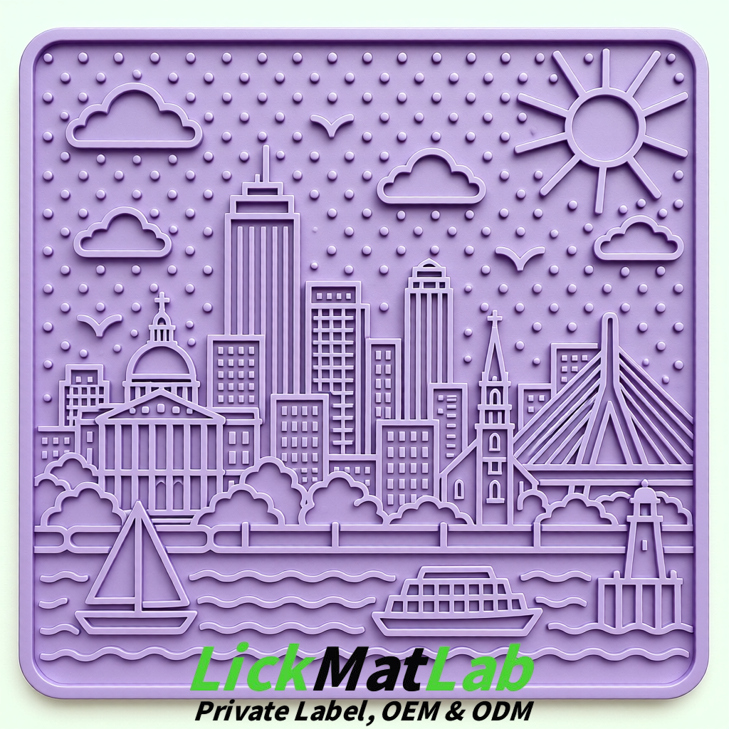 Lavender Boston Urban Design Lick Mats For Cat & Dog | OEM/ODM Manufacturer