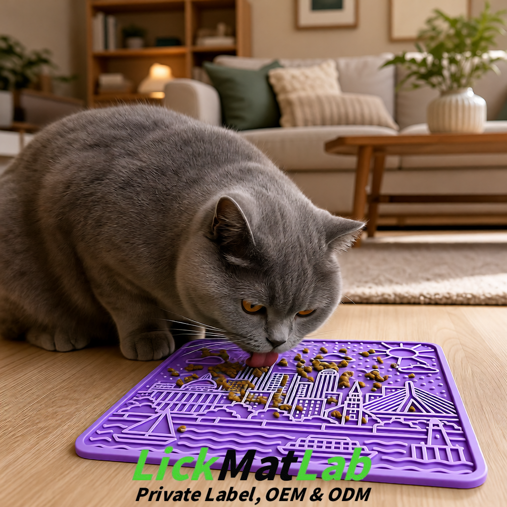 Lavender Boston Urban Design Lick Mats For Cat & Dog | OEM/ODM Manufacturer