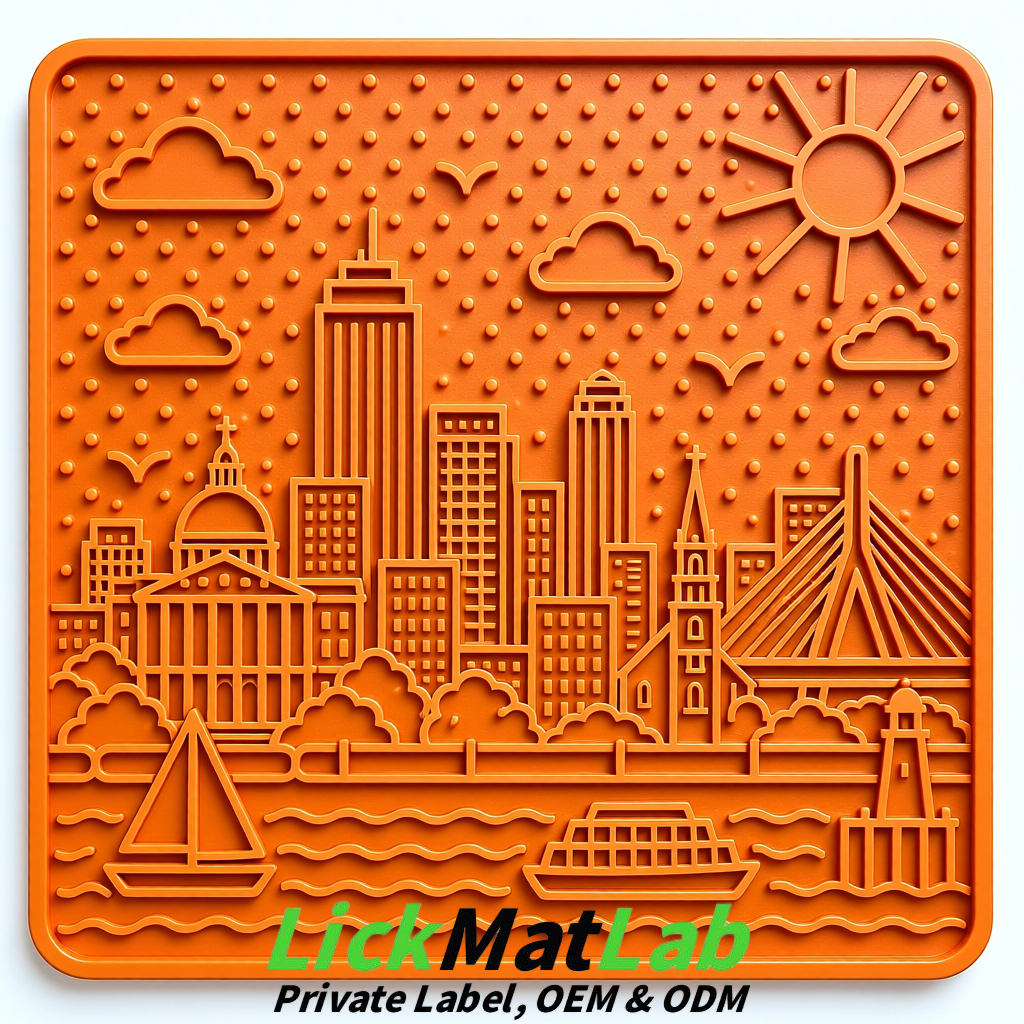 Tangerine Boston Urban Design Lick Mats For Cat & Dog | OEM/ODM Manufacturer