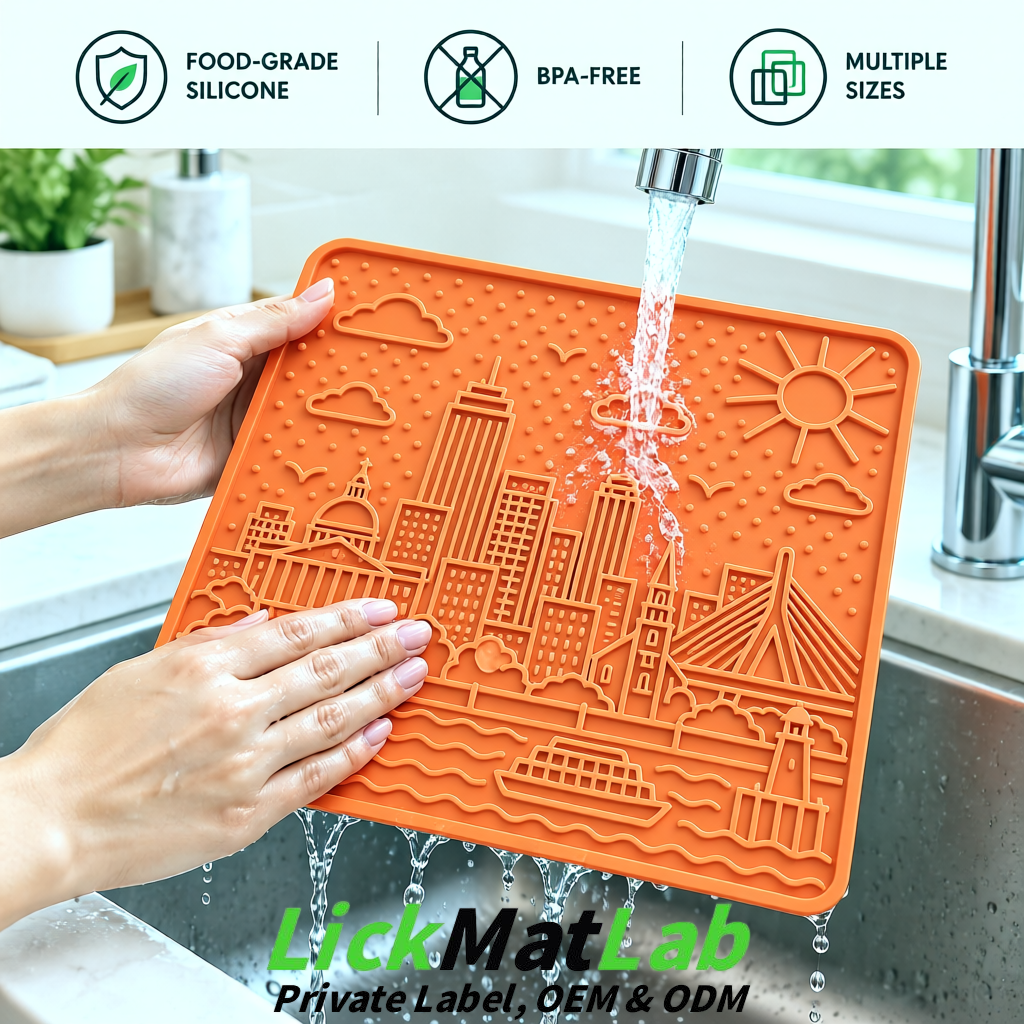 Tangerine Boston Urban Design Lick Mats For Cat & Dog | OEM/ODM Manufacturer