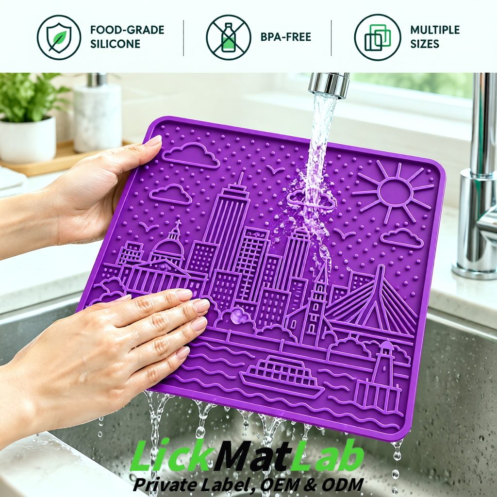 Violet Boston Urban Design Lick Mats For Cat & Dog | OEM/ODM Manufacturer