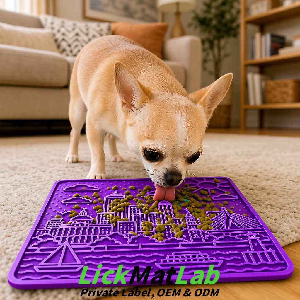 Violet Boston Urban Design Lick Mats For Cat & Dog | OEM/ODM Manufacturer