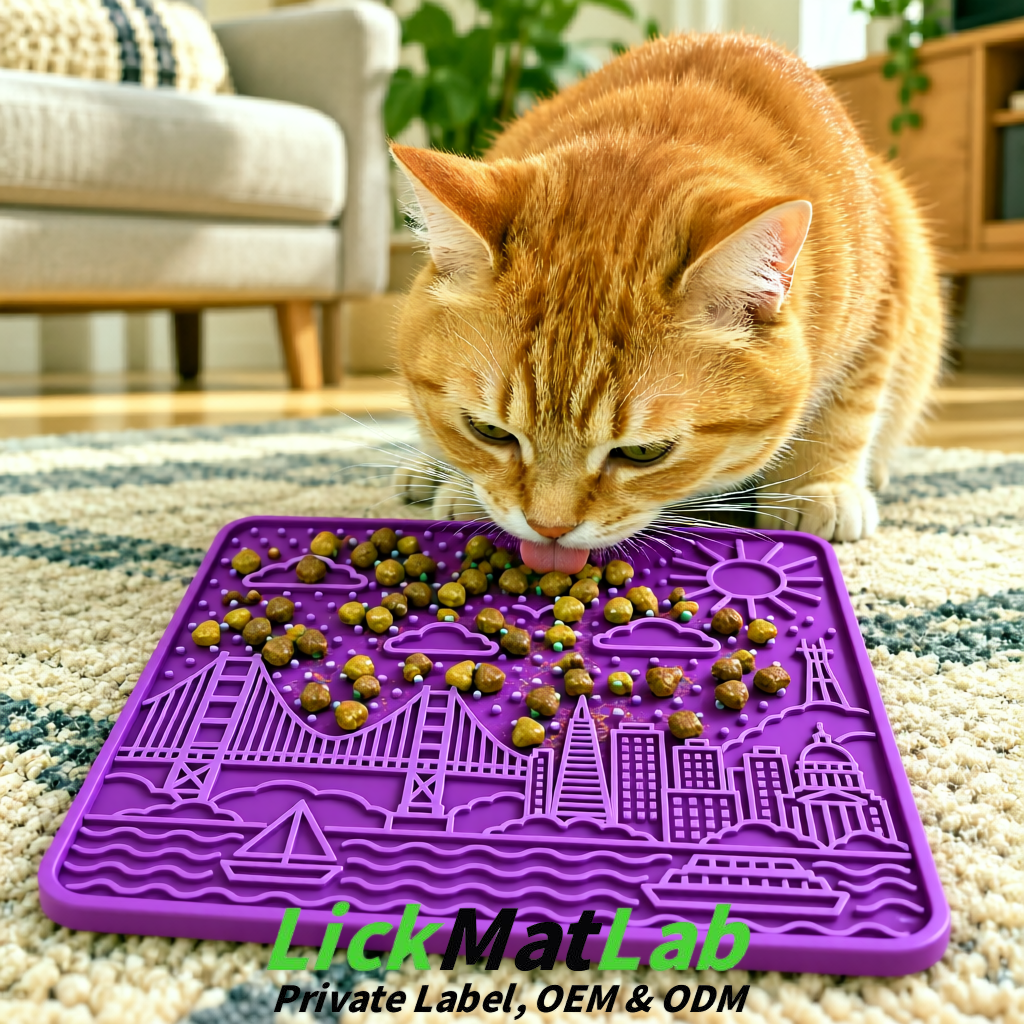 Violet Bayside San Francisco Lick Mats | Private Label for Pets